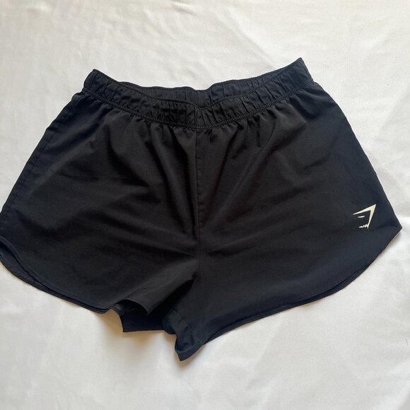 Gymshark Black Workout Shorts Women’s Size Medium - Picture 2 of 8